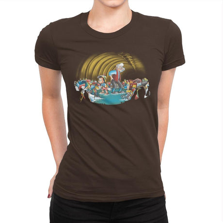 Pinocchio 2019 - Womens Premium T-Shirts RIPT Apparel Small / Dark Chocolate