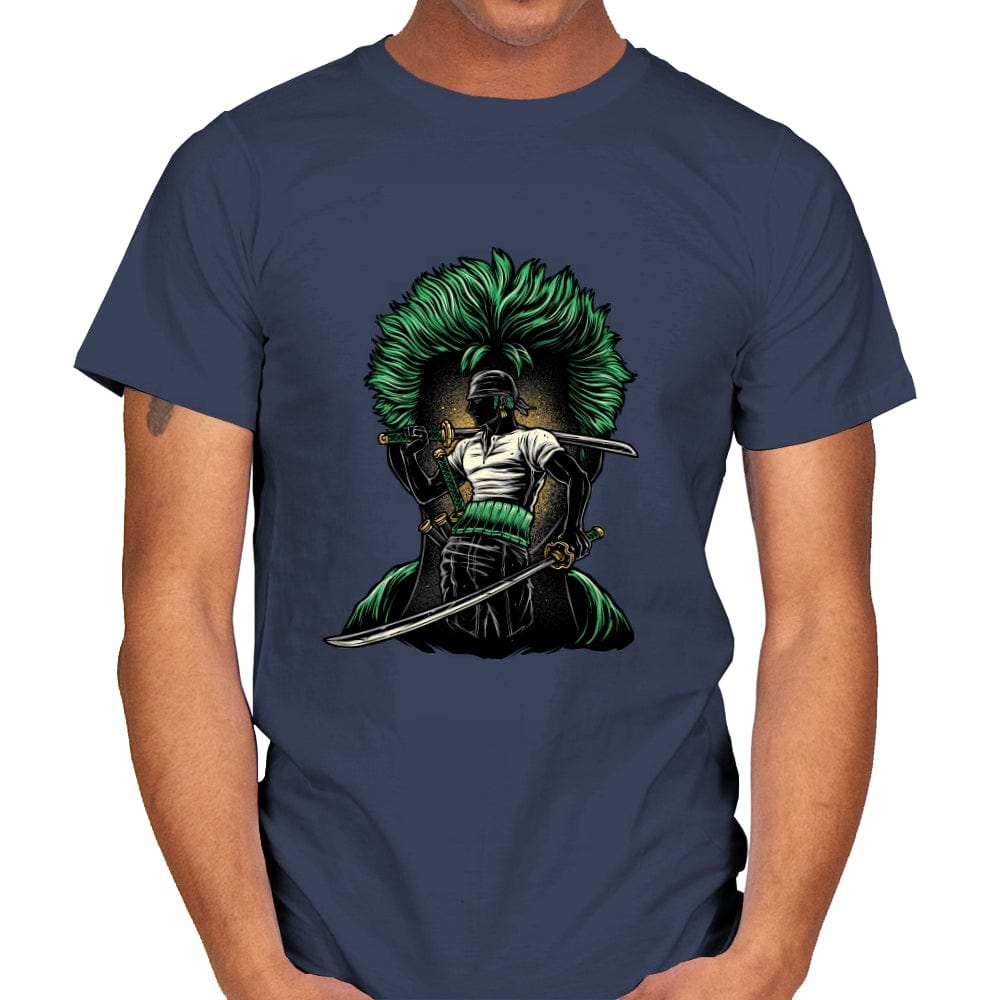 Pirate Hunter Fury - Mens T-Shirts RIPT Apparel Small / Navy
