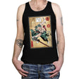 Pirate Hunter woodblock - Tanktop Tanktop RIPT Apparel X-Small / Black