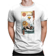 Pirate in Edo - Mens Premium T-Shirts RIPT Apparel Small / White