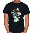 Pirate King Waves - Mens T-Shirts RIPT Apparel Small / Black