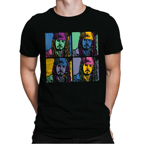 Pirate Pop - Mens Premium T-Shirts RIPT Apparel Small / Black