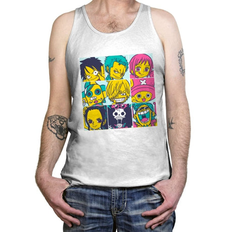 Pirate Pop - Tanktop Tanktop RIPT Apparel X-Small / White