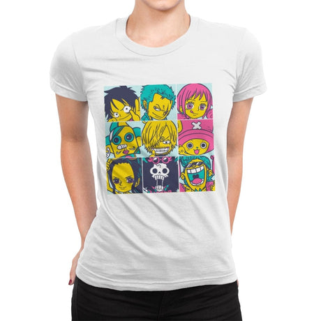 Pirate Pop - Womens Premium T-Shirts RIPT Apparel Small / White
