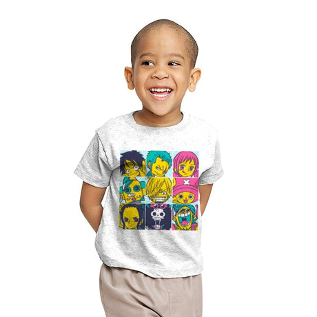 Pirate Pop - Youth T-Shirts RIPT Apparel X-small / White