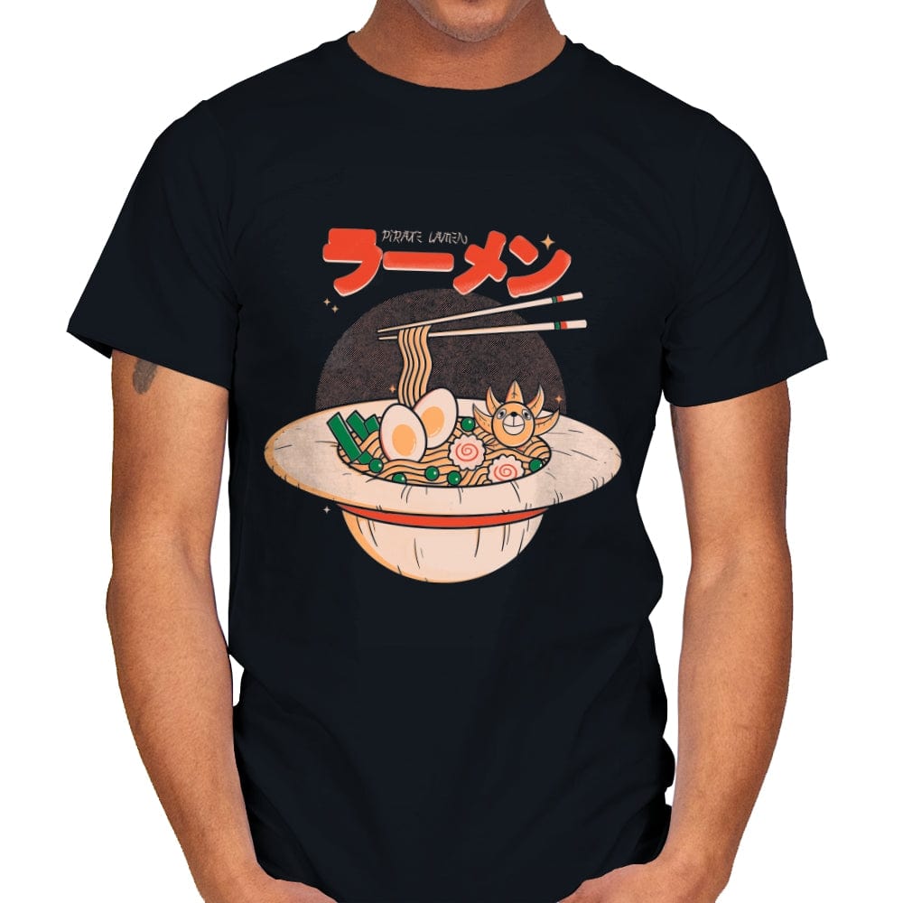 Pirate Ramen - Mens T-Shirts RIPT Apparel Small / Black