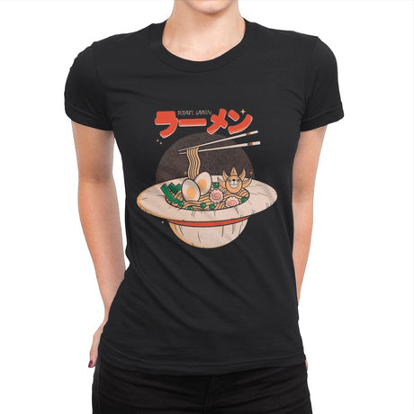 Pirate Ramen - Womens Premium T-Shirts RIPT Apparel Small / Black