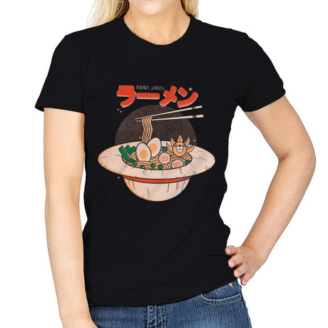 Pirate Ramen - Womens T-Shirts RIPT Apparel Small / Black