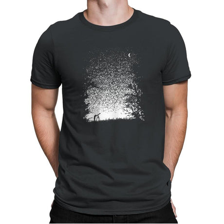 Pixel Space - Back to Nature - Mens Premium T-Shirts RIPT Apparel Small / Heavy Metal