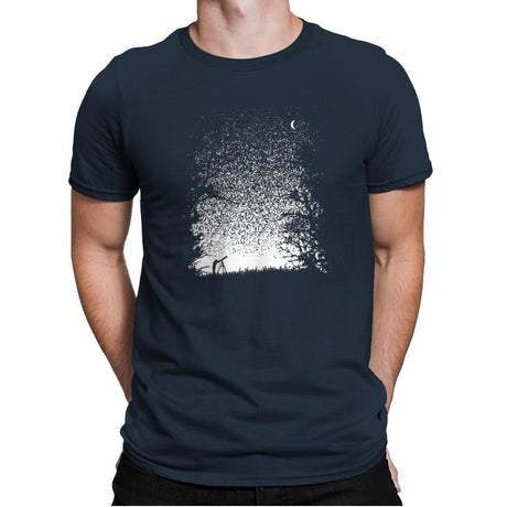 Pixel Space - Back to Nature - Mens Premium T-Shirts RIPT Apparel Small / Indigo