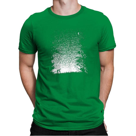 Pixel Space - Back to Nature - Mens Premium T-Shirts RIPT Apparel Small / Kelly Green