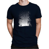 Pixel Space - Back to Nature - Mens Premium T-Shirts RIPT Apparel Small / Midnight Navy