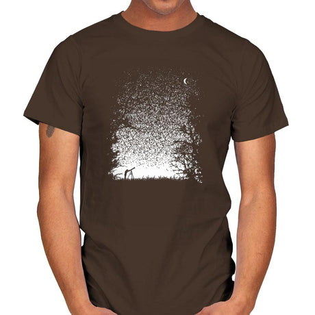 Pixel Space - Back to Nature - Mens T-Shirts RIPT Apparel Small / Dark Chocolate