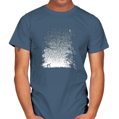 Pixel Space - Back to Nature - Mens T-Shirts RIPT Apparel Small / Indigo Blue