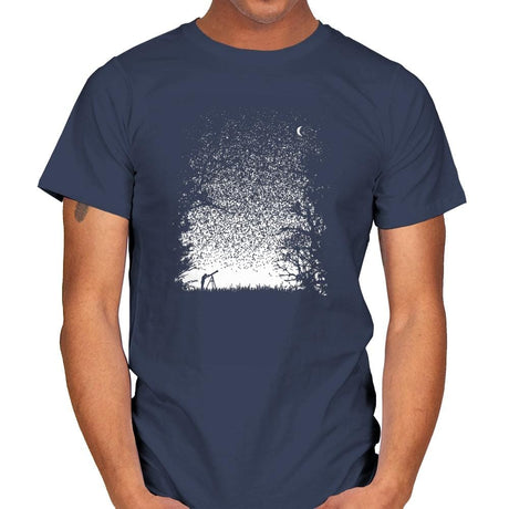 Pixel Space - Back to Nature - Mens T-Shirts RIPT Apparel Small / Navy
