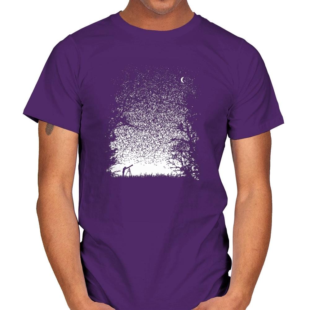 Pixel Space - Back to Nature - Mens T-Shirts RIPT Apparel Small / Purple