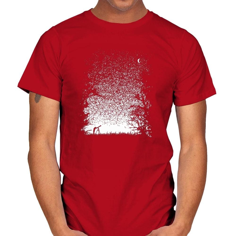 Pixel Space - Back to Nature - Mens T-Shirts RIPT Apparel Small / Red