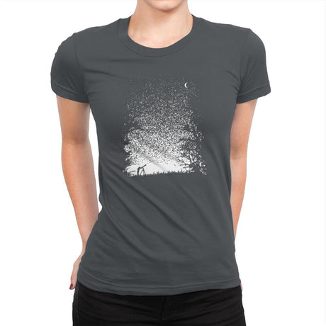 Pixel Space - Back to Nature - Womens Premium T-Shirts RIPT Apparel Small / Heavy Metal