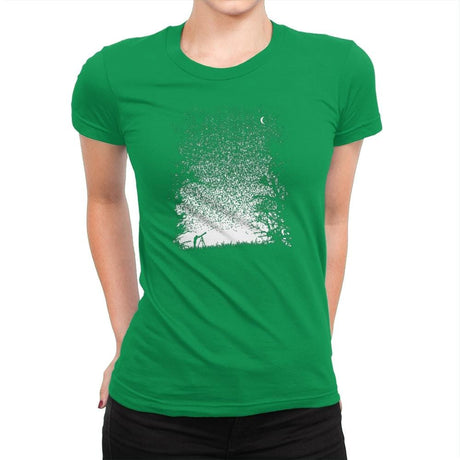 Pixel Space - Back to Nature - Womens Premium T-Shirts RIPT Apparel Small / Kelly Green