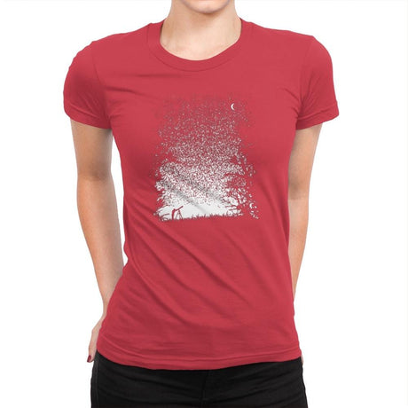 Pixel Space - Back to Nature - Womens Premium T-Shirts RIPT Apparel Small / Red