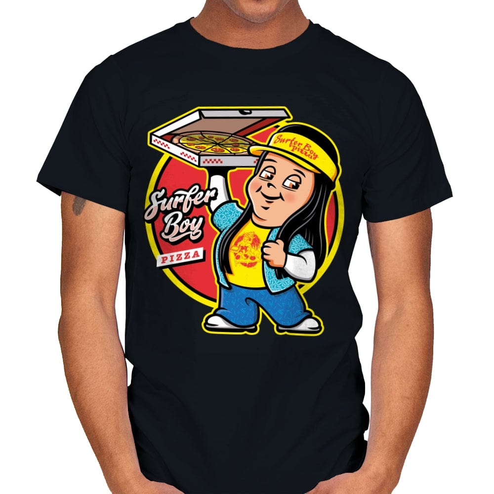 Pizza Boy - Mens T-Shirts RIPT Apparel Small / Black