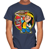 Pizza Boy - Mens T-Shirts RIPT Apparel Small / Navy