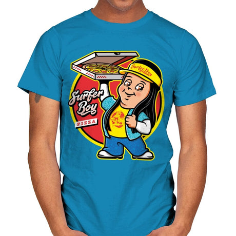 Pizza Boy - Mens T-Shirts RIPT Apparel Small / Sapphire