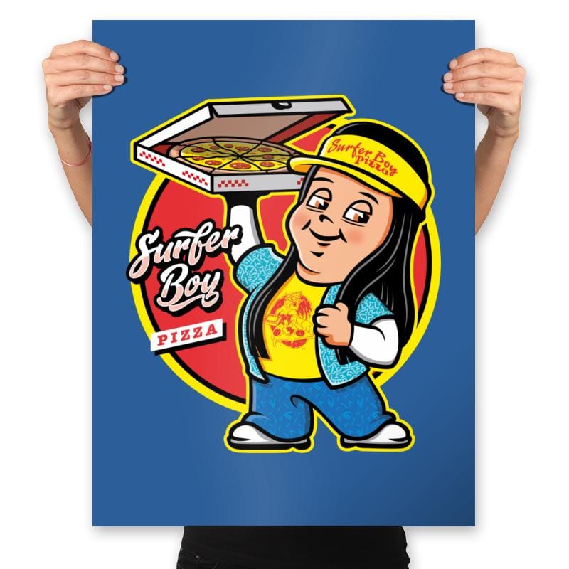Pizza Boy - Prints Posters RIPT Apparel 18x24 / Royal