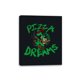 Pizza Dreams - Canvas Wraps Canvas Wraps RIPT Apparel 8x10 / Black