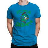 Pizza Dreams - Mens Premium T-Shirts RIPT Apparel Small / Turqouise
