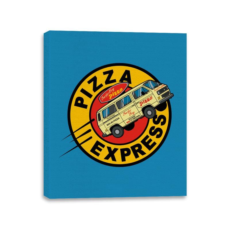 Pizza Express - Canvas Wraps Canvas Wraps RIPT Apparel 11x14 / Sapphire