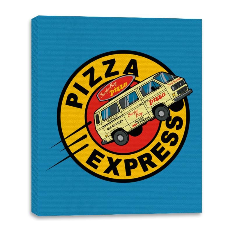 Pizza Express - Canvas Wraps Canvas Wraps RIPT Apparel 16x20 / Sapphire