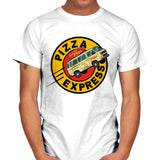 Pizza Express - Mens T-Shirts RIPT Apparel Small / White