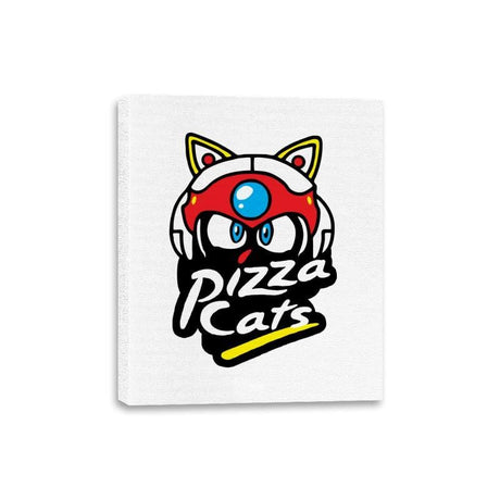 Pizza Kitties - Canvas Wraps Canvas Wraps RIPT Apparel 8x10 / White