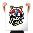 Pizza Kitties - Prints Posters RIPT Apparel 18x24 / White