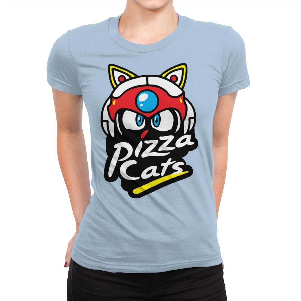 Pizza Kitties - Womens Premium T-Shirts RIPT Apparel Small / Cancun