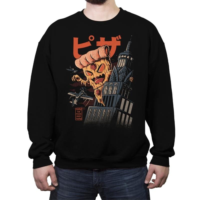 Pizza Kong - Crew Neck Sweatshirt Crew Neck Sweatshirt RIPT Apparel