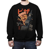 Pizza Kong - Crew Neck Sweatshirt Crew Neck Sweatshirt RIPT Apparel