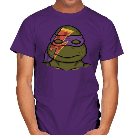 Pizza Lightning!  - Mens T-Shirts RIPT Apparel Small / Purple