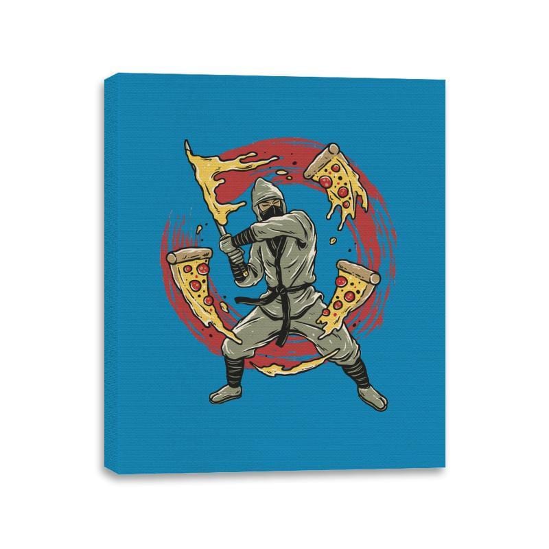 Pizza Ninja - Canvas Wraps Canvas Wraps RIPT Apparel 11x14 / Sapphire