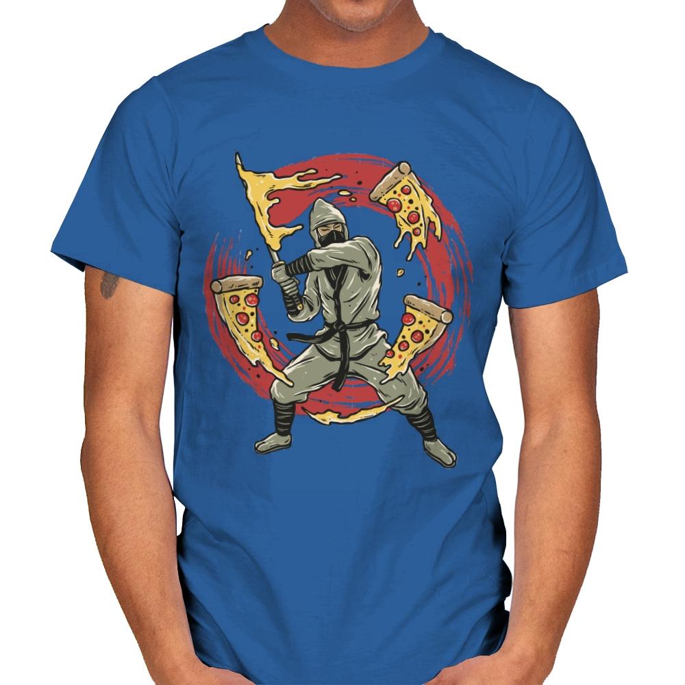 Pizza Ninja - Mens T-Shirts RIPT Apparel Small / Royal