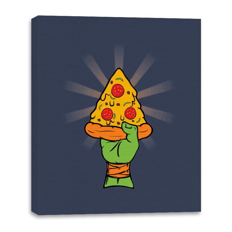 Pizza Revolution - Canvas Wraps Canvas Wraps RIPT Apparel 16x20 / Navy