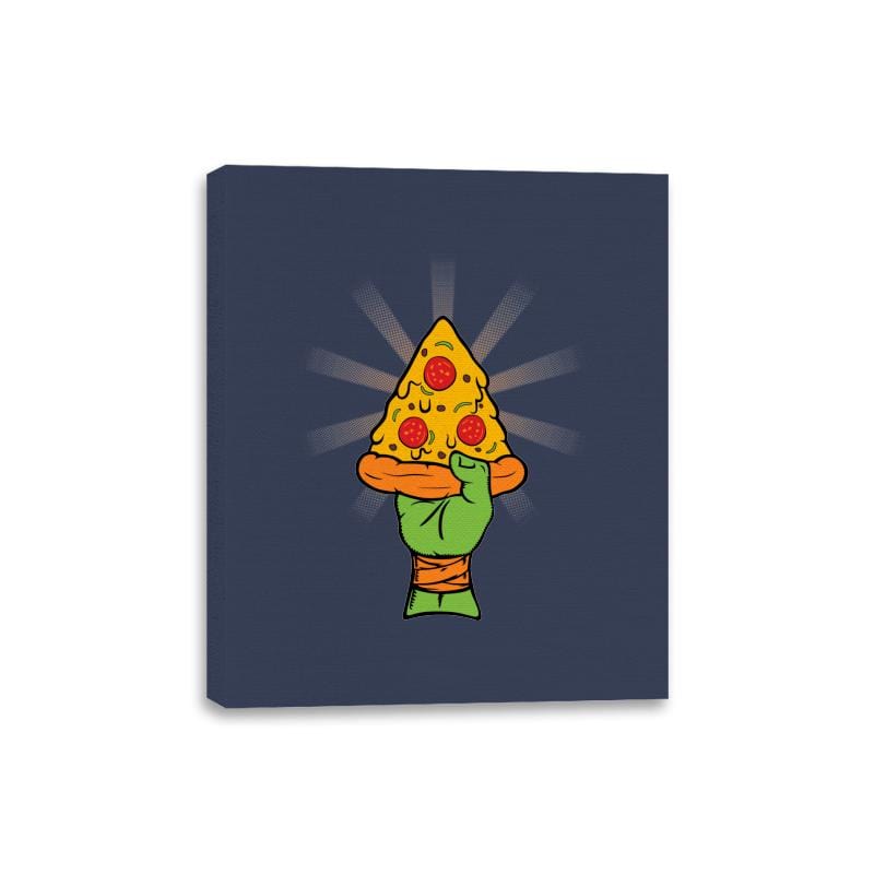 Pizza Revolution - Canvas Wraps Canvas Wraps RIPT Apparel 8x10 / Navy