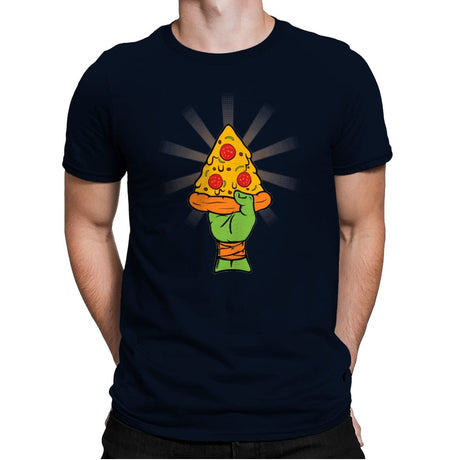 Pizza Revolution - Mens Premium T-Shirts RIPT Apparel Small / Midnight Navy