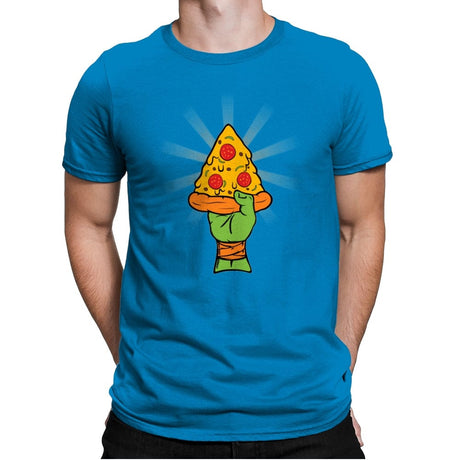 Pizza Revolution - Mens Premium T-Shirts RIPT Apparel Small / Turqouise