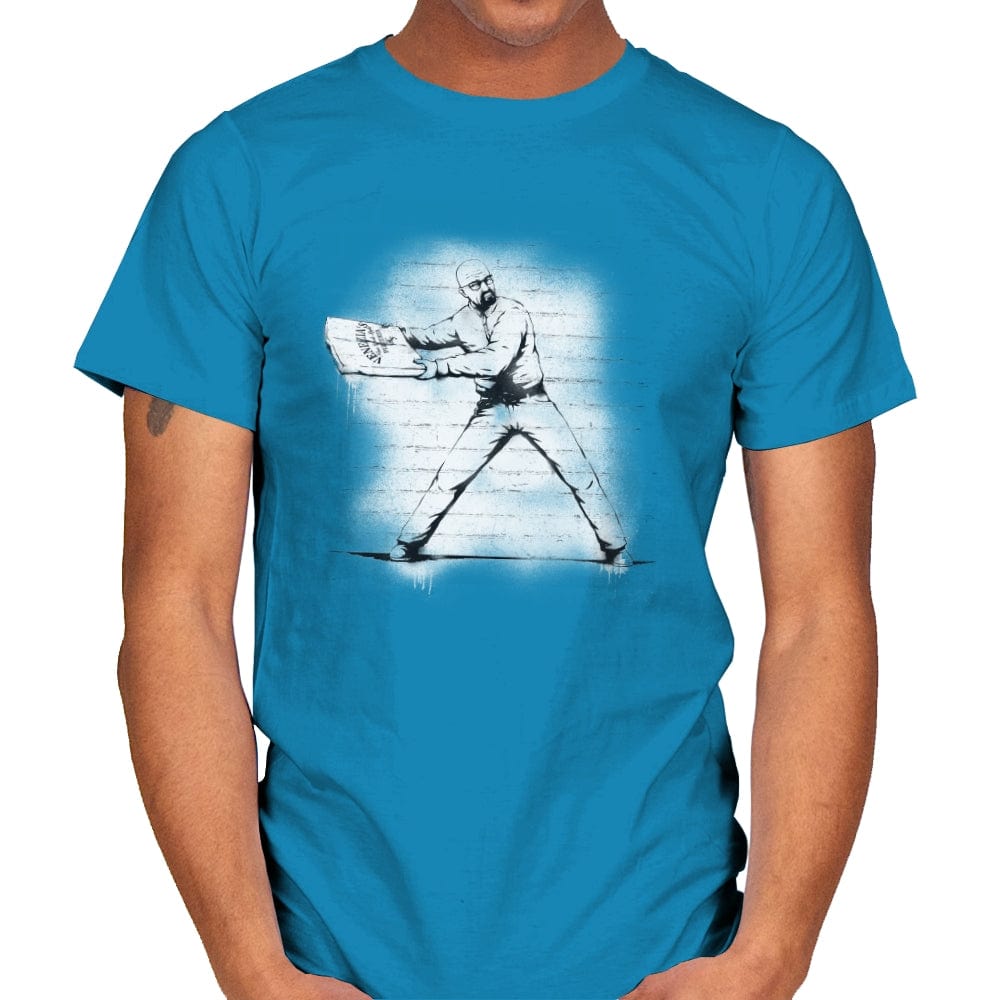 Pizza Thrower - Mens T-Shirts RIPT Apparel Small / Sapphire