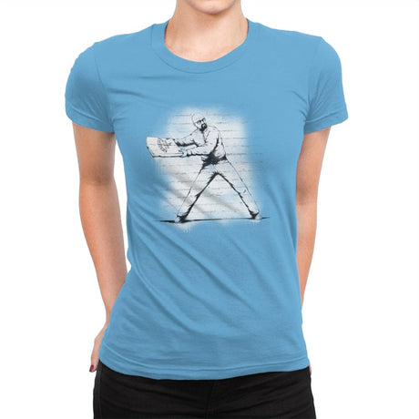 Pizza Thrower - Womens Premium T-Shirts RIPT Apparel Small / Turquoise