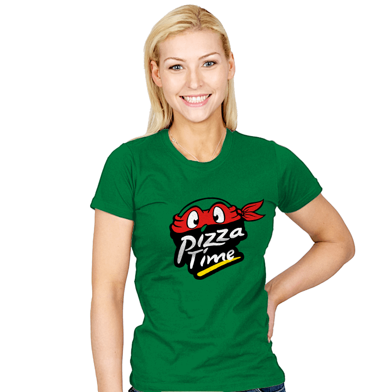 Pizza Time - Womens T-Shirts RIPT Apparel
