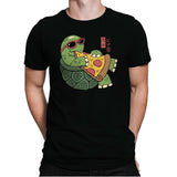 Pizza Turtle - Mens Premium T-Shirts RIPT Apparel Small / Black