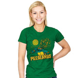 Pizzalands - Womens T-Shirts RIPT Apparel Small / Kelly